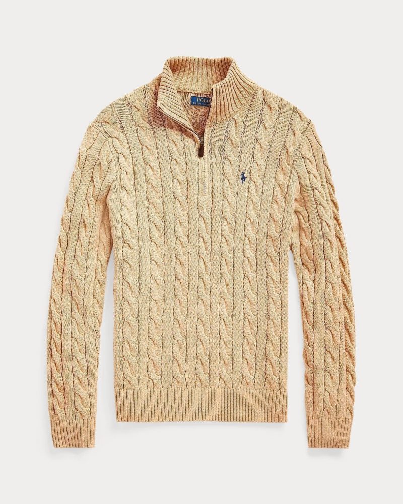 Pull zippé en coton torsadé – Image 4