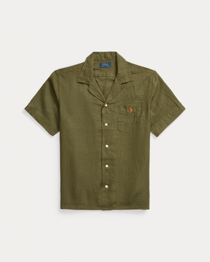 Chemise safari Classic Fit en lin – Image 3