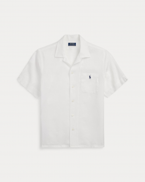 Chemise safari Classic Fit en lin