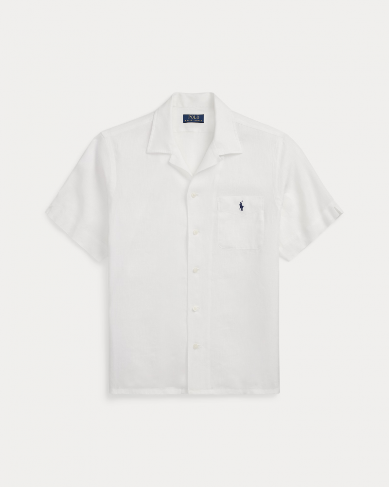 Chemise safari Classic Fit en lin